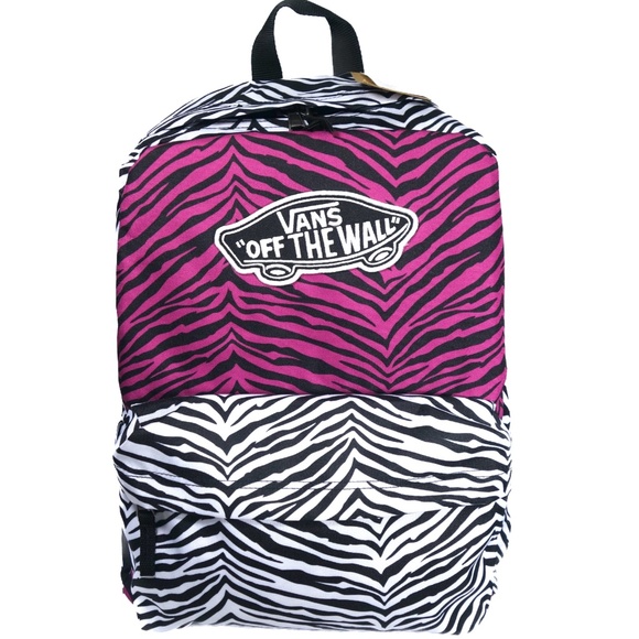 pink vans off the wall backpack